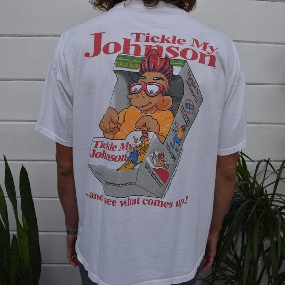 Vintage 90's Tickle My Johnson T-Shirt - Picture 3 of 6